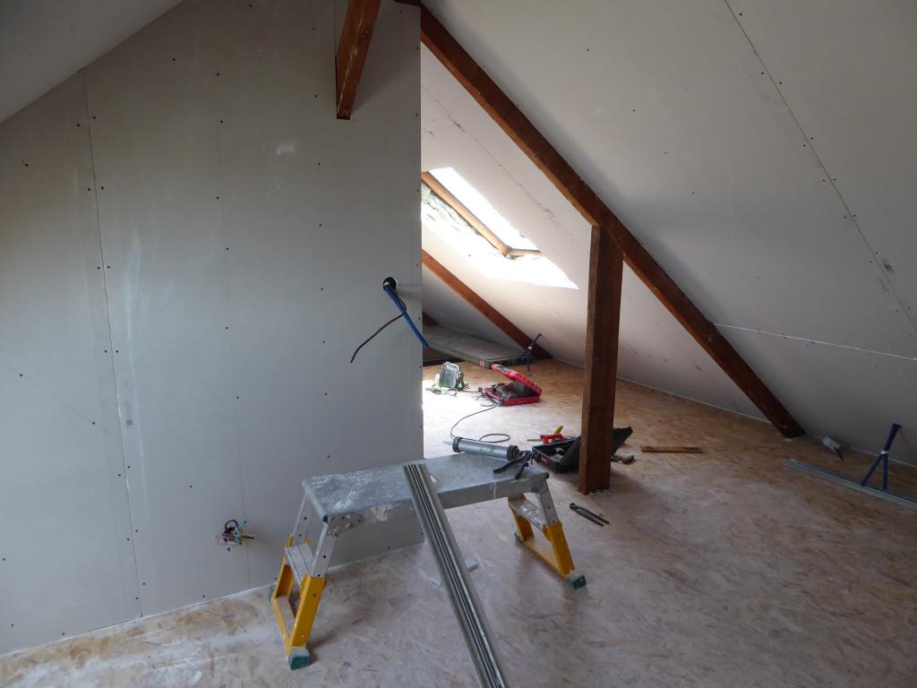 Pendant amnagement de comble