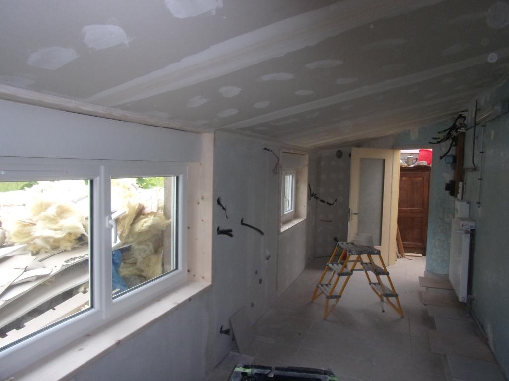 Isolation cellier du mur et plafond