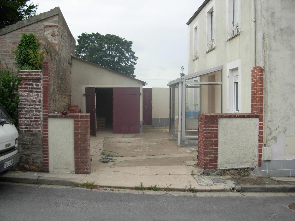 Avant travaux et pose du portail