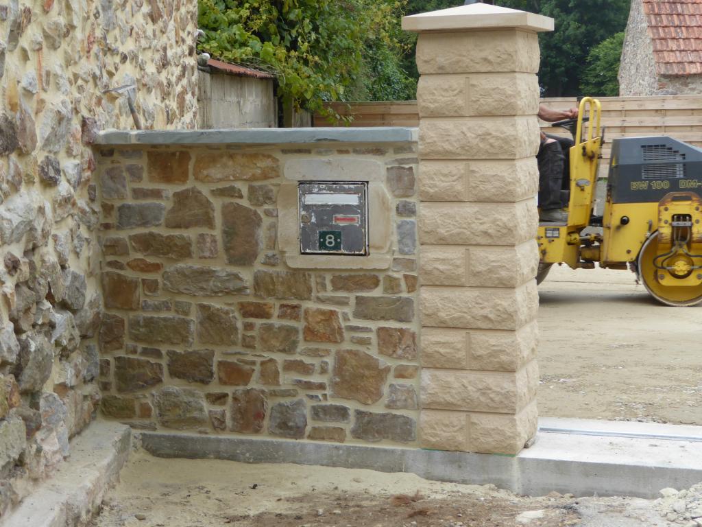 Aprs travaux et pose du portail